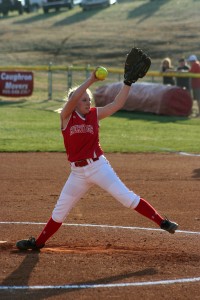 ? Ursay struck out five and surrendered two earned runs in the Heritage win.