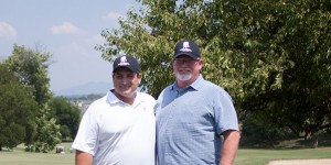 Carson-Newman assistant coach Tony Ierulli, left, and retired Air Force Col. David Evans want to make the Wounded Warrior tournament an annual event.