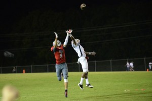Cameron Allison (7) gets up to make a key first down catch late.